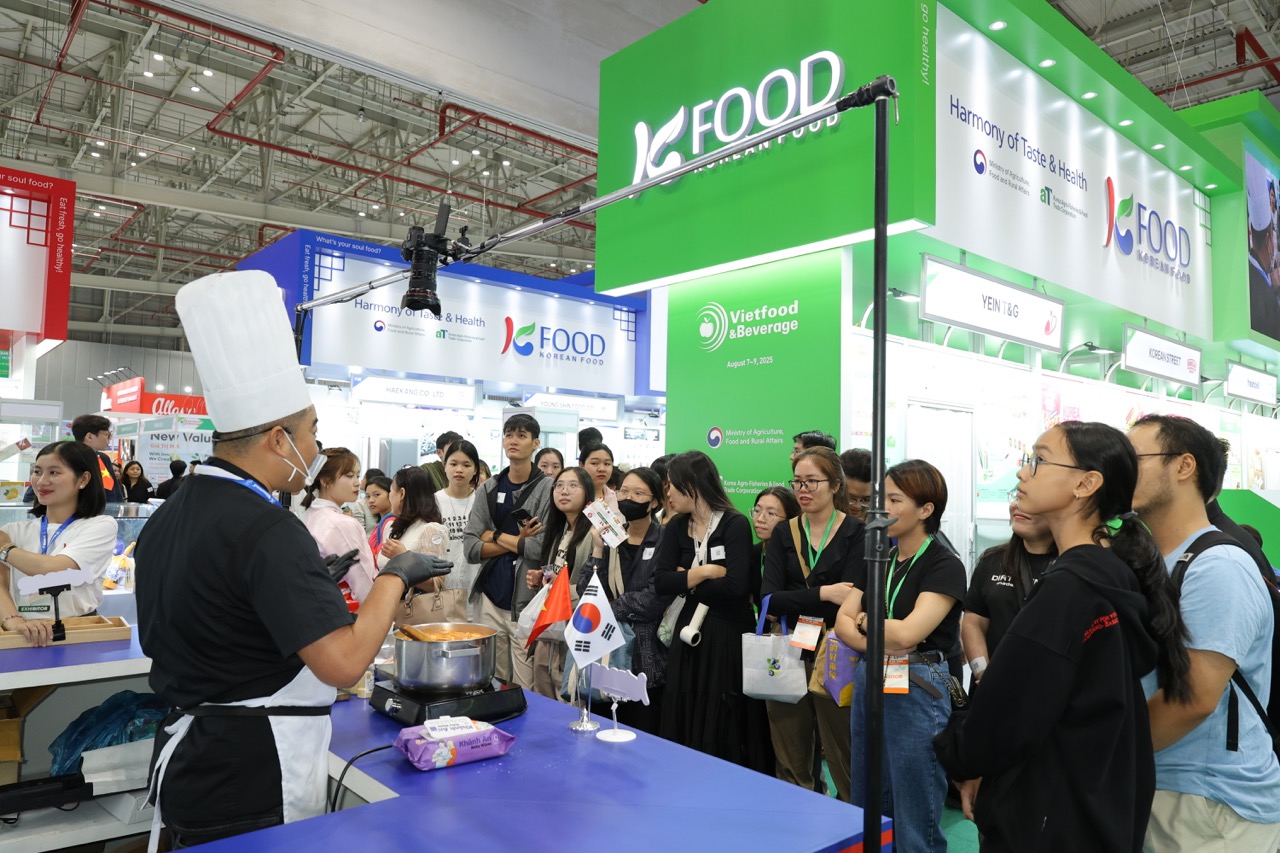 K-Food tăng tốc chinh phục thị trường Việt Nam tại Vietfood & Beverage &ndash; Propack Vietnam 2026- Ảnh 2.