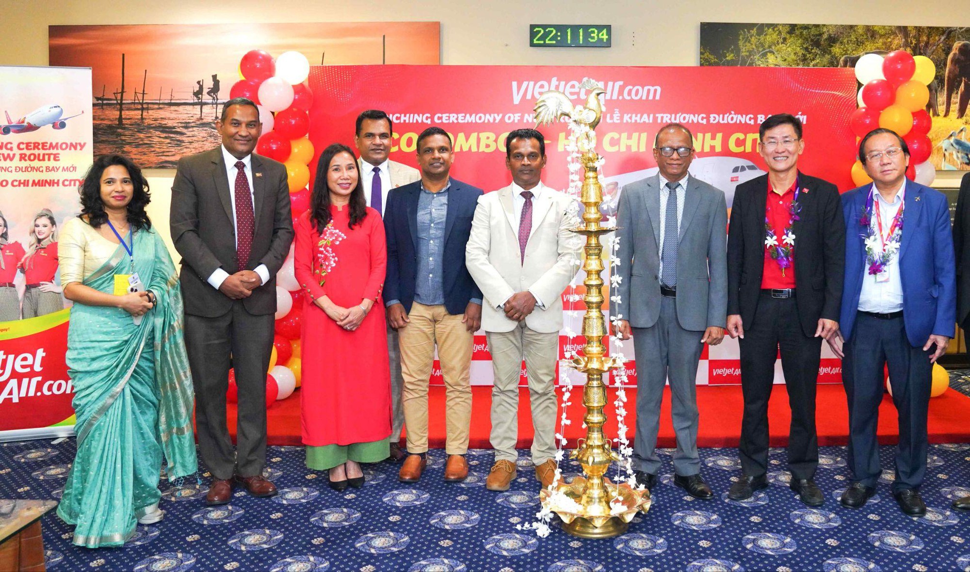&rlm;Vietjet khai trương đường bay thẳng Colombo - TP.HCM, mở lối đến đảo quốc Sri Lanka&rlm; - Ảnh 1.