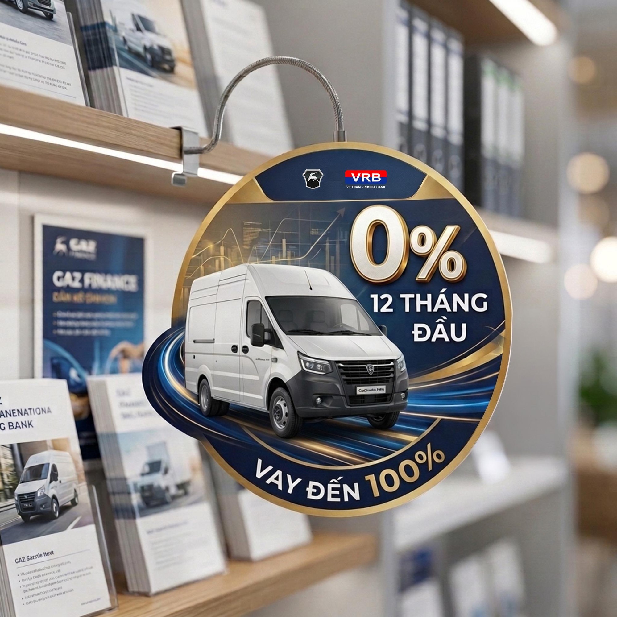 GAZ Việt Nam cùng VRB hỗ trợ vay mua xe lãi 0% trong 12 tháng- Ảnh 1.