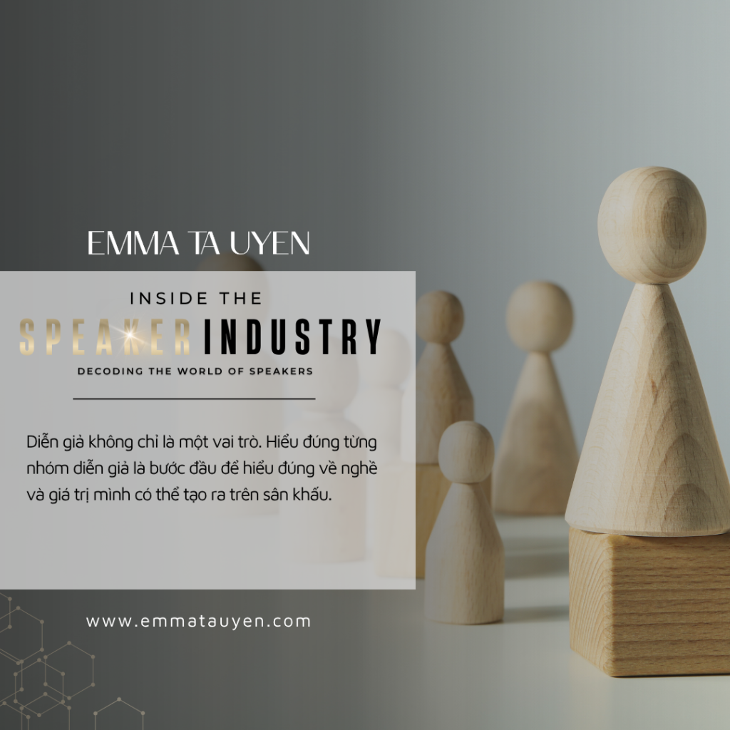 Inside The Speaker Industry - Decoding The World of Speaker: Giải mã các nhóm Diễn giả và vai trò phía sau sân khấu- Ảnh 1.
