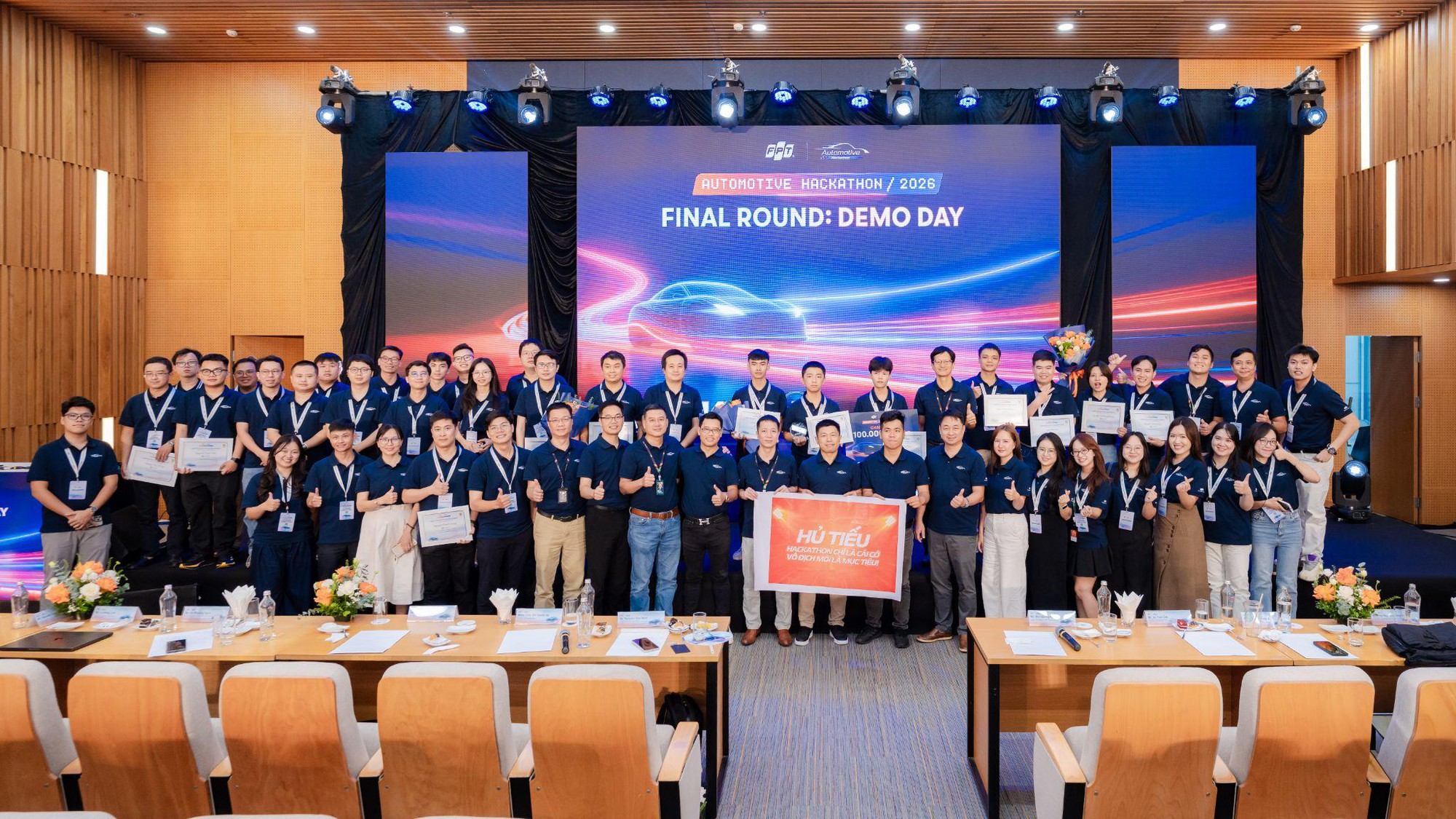 Nhiều s&aacute;ng kiến AI nổi bật xuất hiện tại Automotive Hackathon 2026 do FPT tổ chức - Ảnh 3.