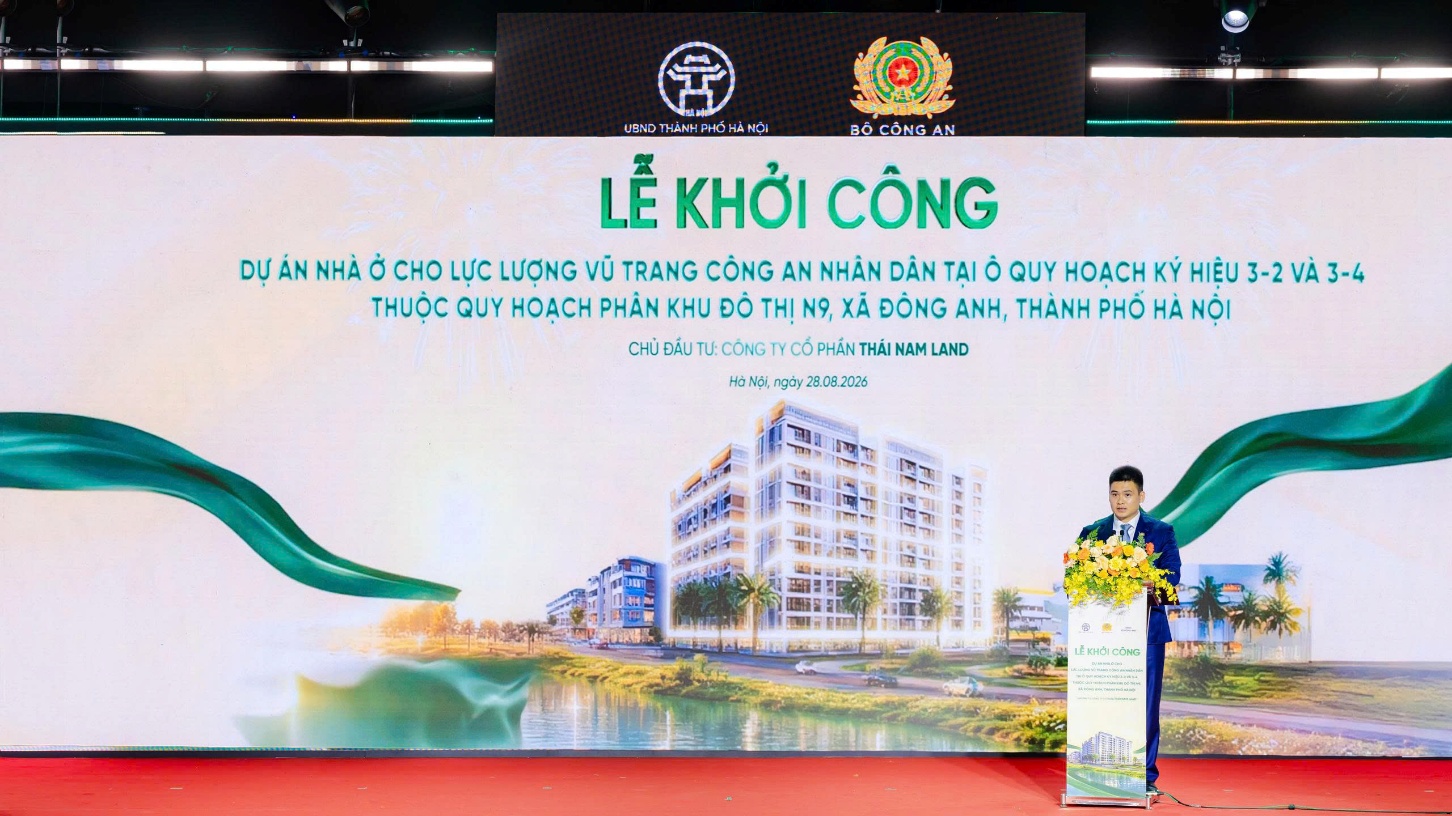 Khởi công Dự án nhà ở cho lực lượng vũ trang Công an nhân dân tại Đông Anh - Ảnh 2.