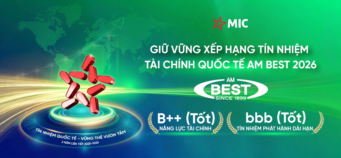MIC tăng trưởng 33,6% doanh thu ph&iacute; bảo hiểm gốc, năm thứ hai đạt hạng B++- Ảnh 1.