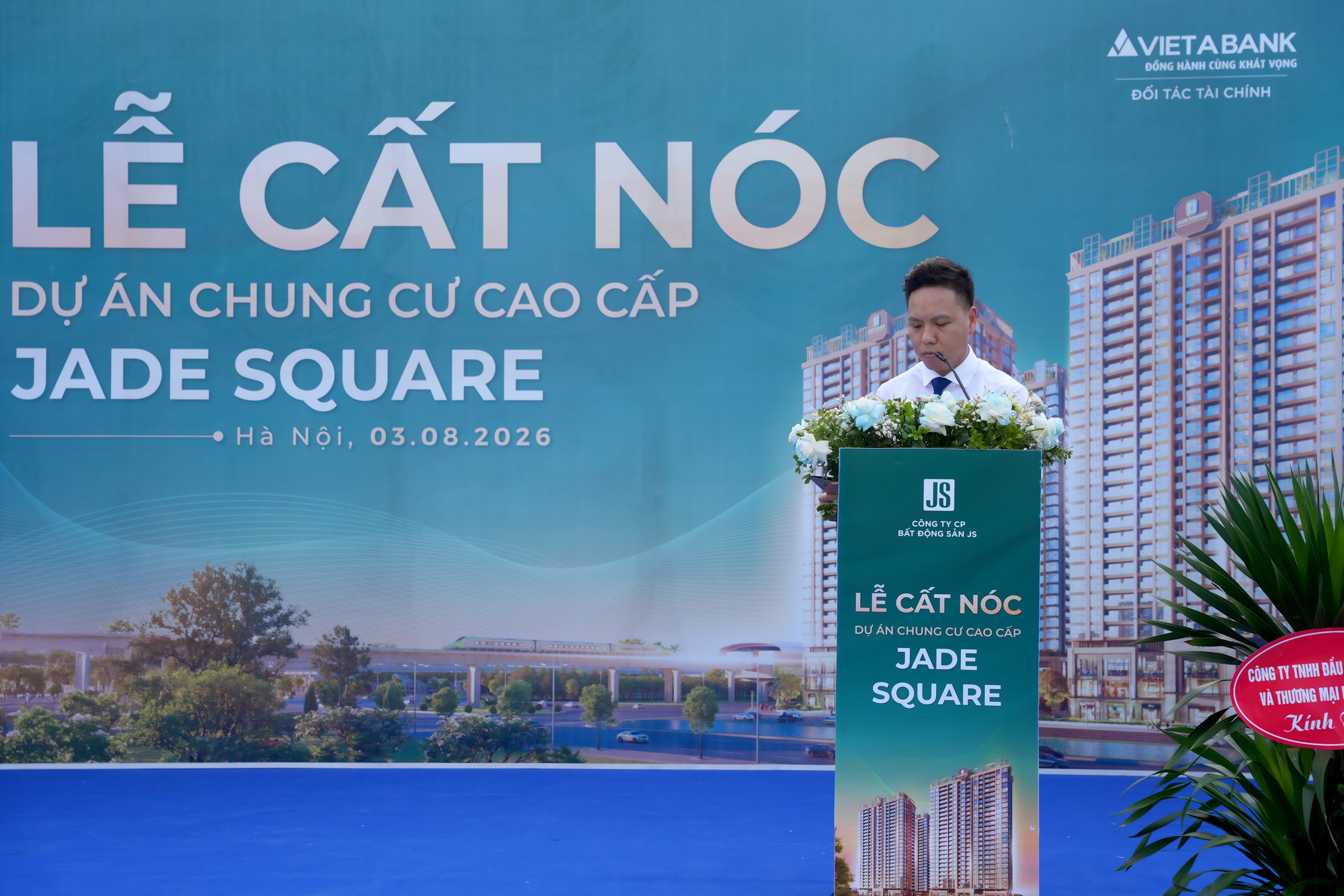 Jade Square cất n&oacute;c sau hơn 8 th&aacute;ng thi c&ocirc;ng, dự kiến b&agrave;n giao từ qu&yacute; III/2027 - Ảnh 3.