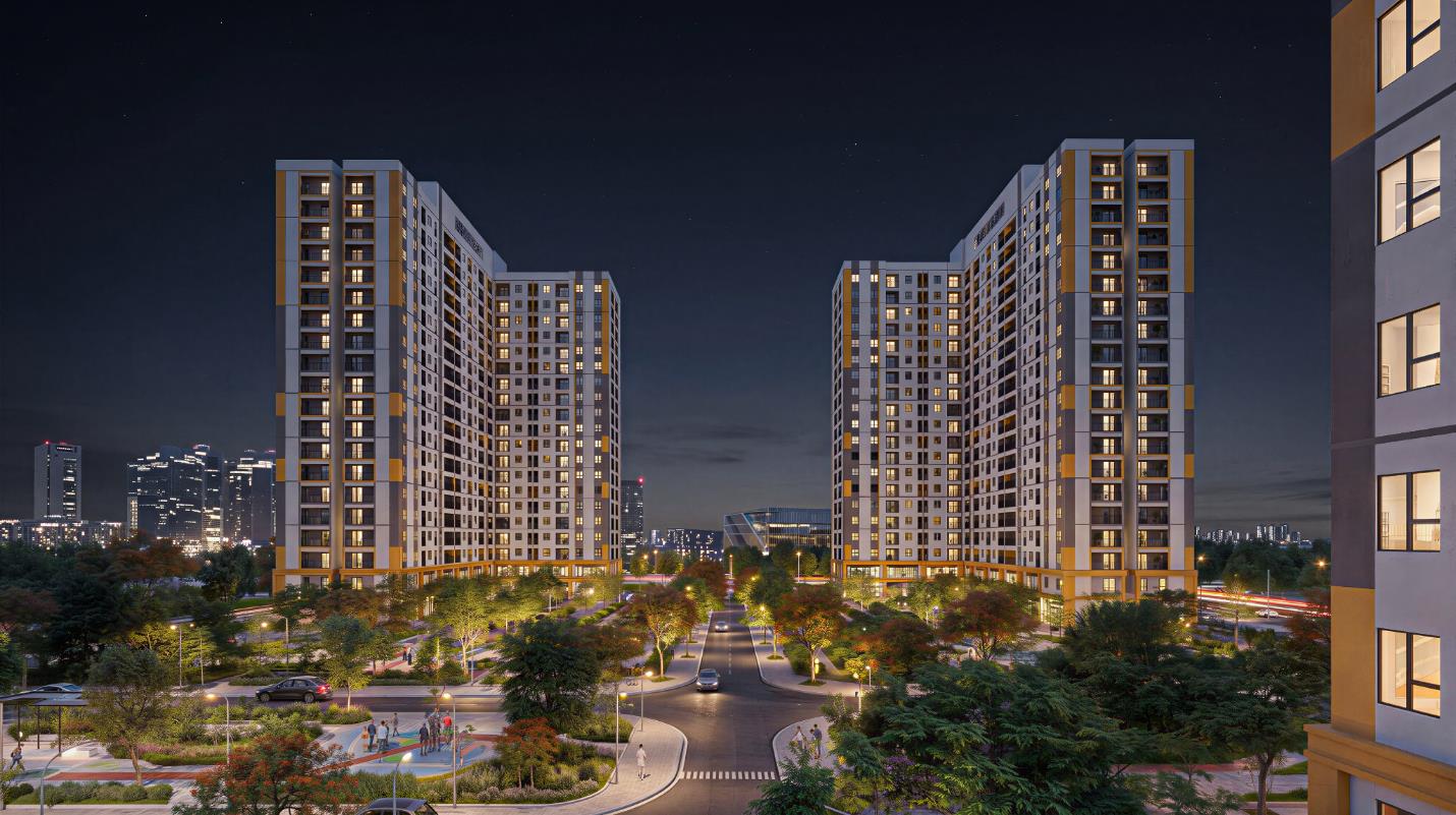 Phối cảnh dự án Khu nhà ở xã hội Tiên Dương 2.
