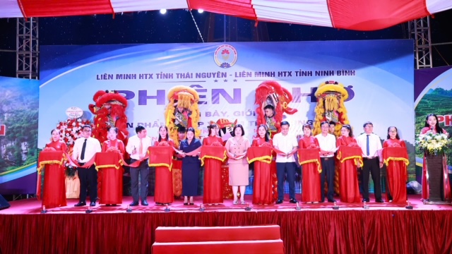Khai mạc Phiên chợ OCOP và ẩm thực vùng miền, kết nối tiêu thụ sản phẩm hợp tác xã - Ảnh 2.