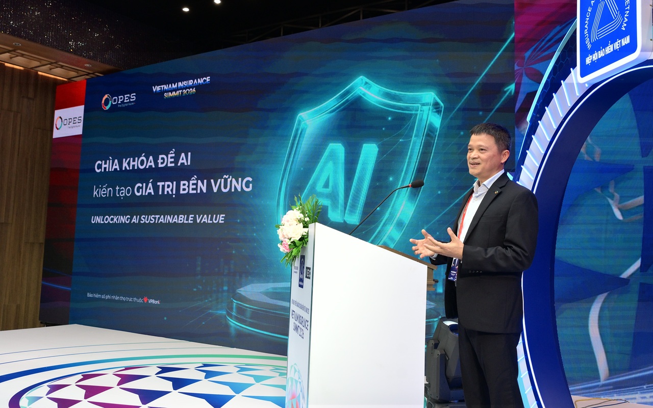 OPES ghi dấu tại Vietnam Insurance Summit 2026 với chiến lược AI hướng tới tăng trưởng bền vững- Ảnh 1.