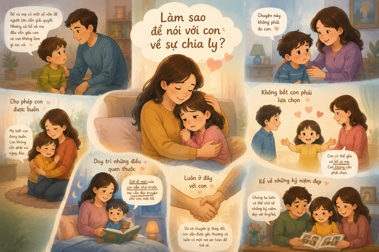 Làm sao để nói với con về SỰ CHIA LY?- Ảnh 1.