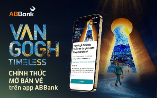 Bước v&agrave;o thế giới Van Gogh Xuy&ecirc;n kh&ocirc;ng: Sở hữu tấm v&eacute; sớm tr&ecirc;n App ABBank - Ảnh 1.