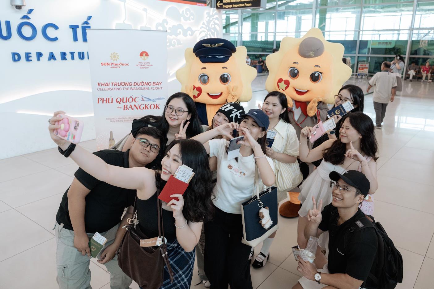 Sun PhuQuoc Airways khai trương đường bay Ph&uacute; Quốc - Bangkok, mở rộng kết nối với cửa ng&otilde; h&agrave;ng kh&ocirc;ng Đ&ocirc;ng Nam &Aacute; - Ảnh 1.