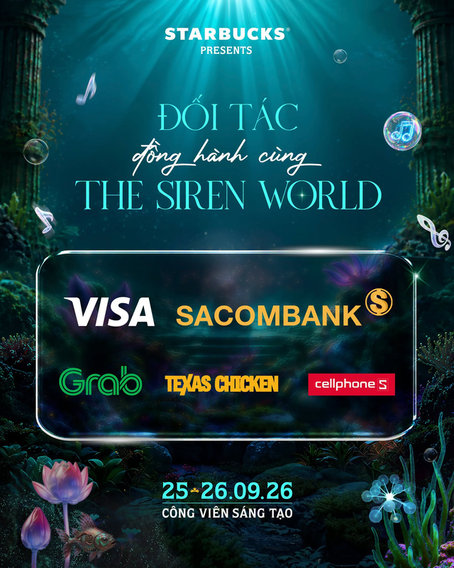 Starbucks Vietnam mở c&aacute;nh cửa bước v&agrave;o The Siren World với trải nghiệm Beyond The Stage- Ảnh 2.