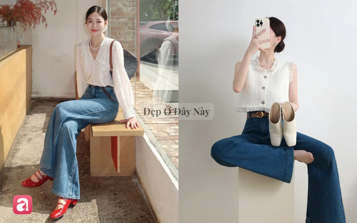 Diện quần jeans đi làm: Vừa đẹp chuẩn old money, vừa ghi điểm trẻ trung- Ảnh 5.