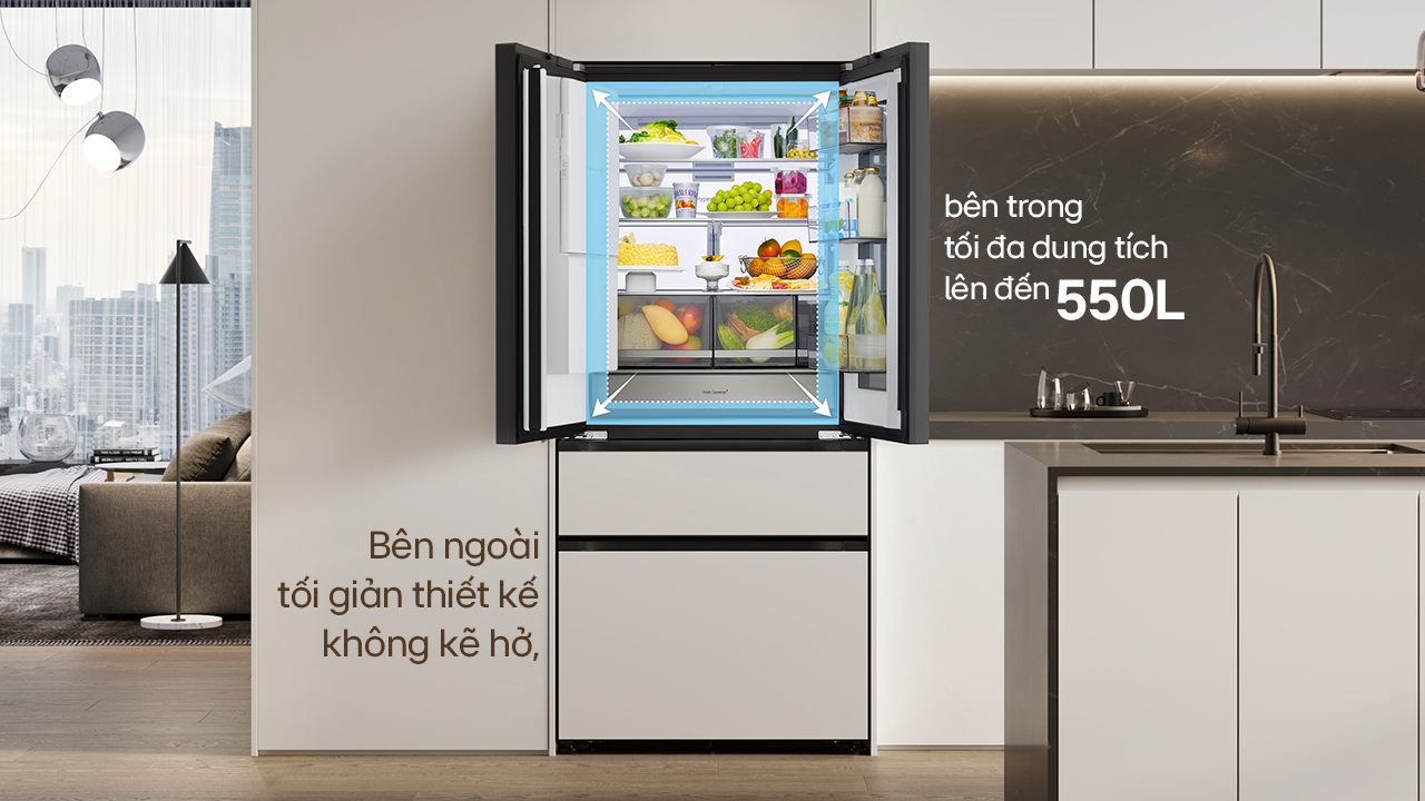 Xu hướng tủ lạnh 2026: Tối giản thiết kế, tối đa sức chứa- Ảnh 1.