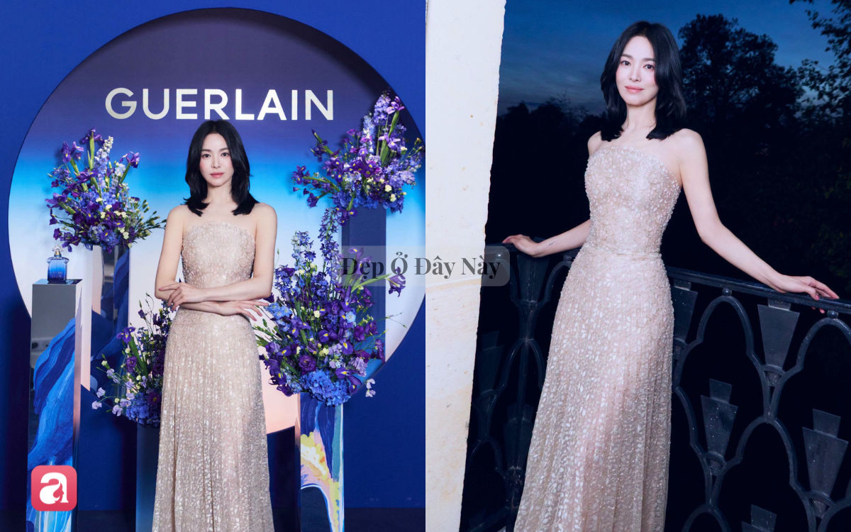 Local brand Việt gi&uacute;p Song Hye Kyo đẹp như nữ thần tại sự kiện quốc tế - Ảnh 7.
