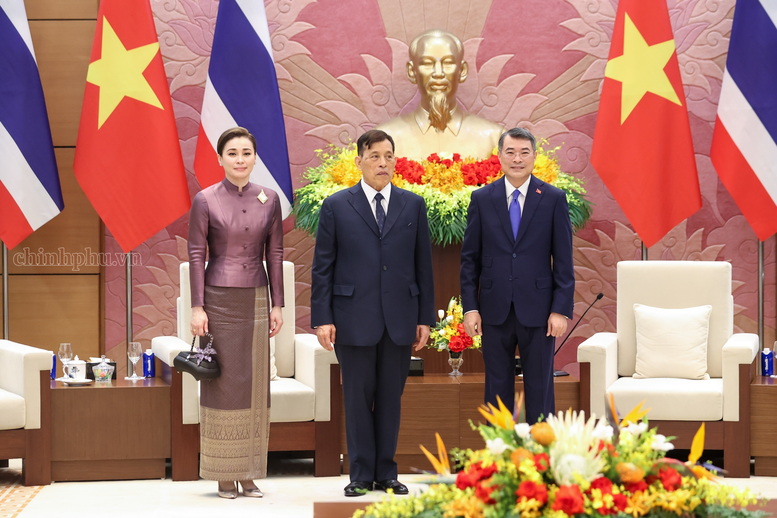 Thủ tướng Ch&iacute;nh phủ L&ecirc; Minh Hưng hội kiến Nh&agrave; Vua Th&aacute;i Lan- Ảnh 1.