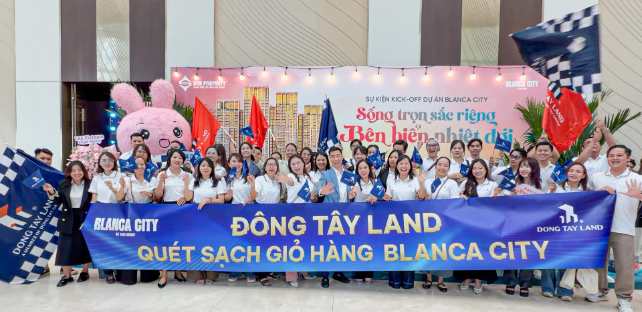 &rlm;Sun Property vinh danh Đ&ocirc;ng T&acirc;y Land l&agrave; đại l&yacute; bứt ph&aacute; dự &aacute;n Blanca City&rlm; - Ảnh 3.
