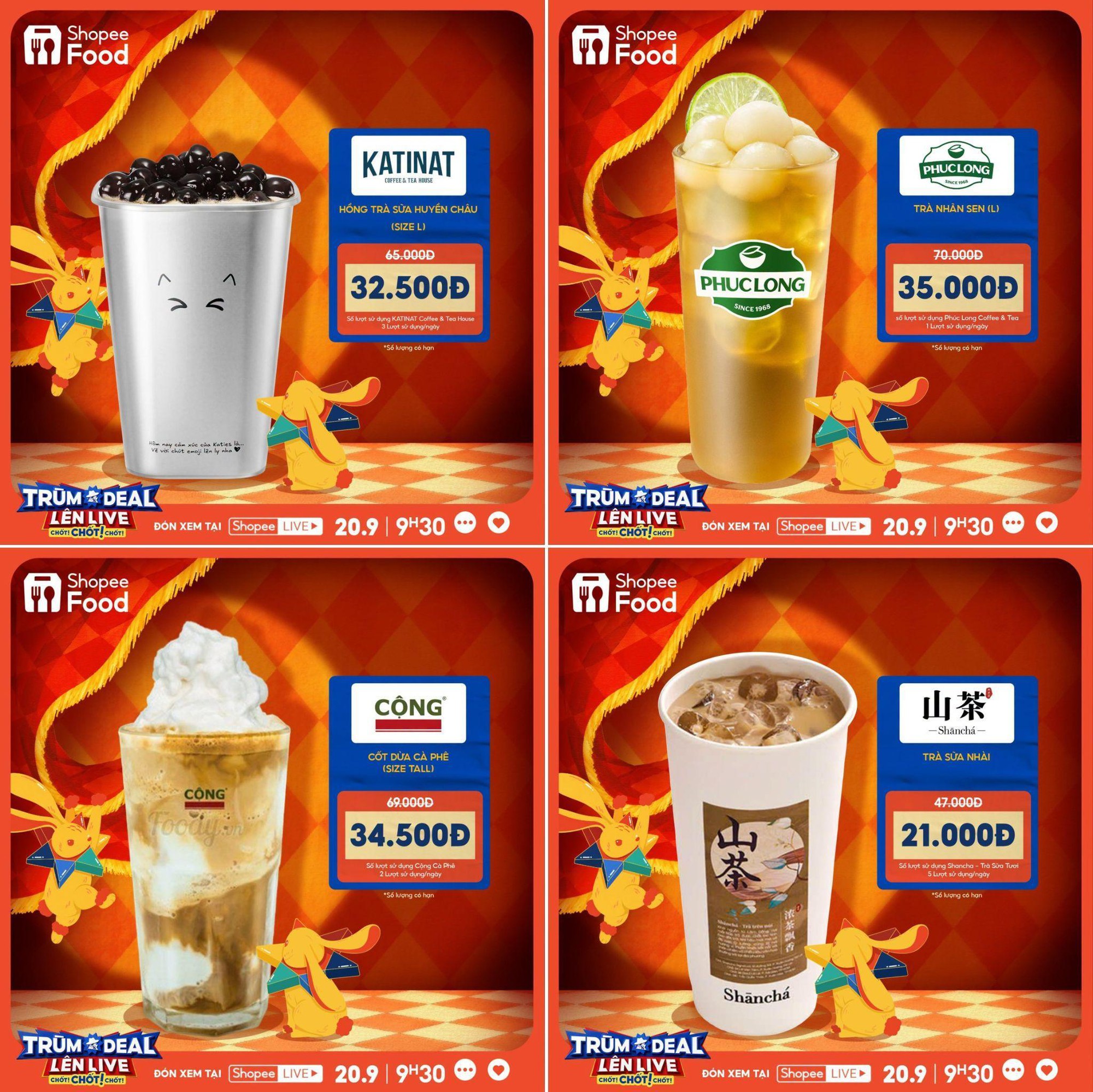 "Chấn động" mùa Trung thu năm nay: ShopeeFood khao deal phá cỗ giảm đến nửa giá tại Trùm Deal Lên Live 20/9- Ảnh 1.