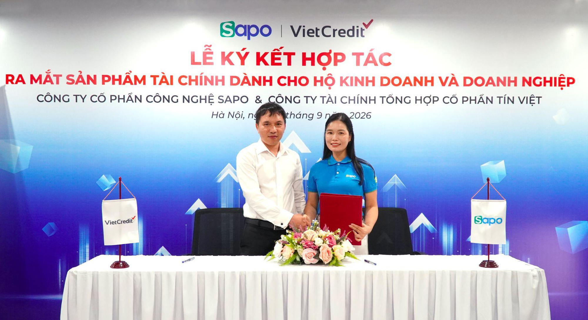 VietCredit hợp tác với Sapo: Tháo gỡ điểm nghẽn dòng tiền cho doanh nghiệp - Ảnh 1.