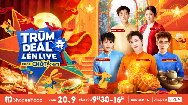 "Rước deal" Trung thu giảm tới 50%, phá cỗ cực hời với ShopeeFood tại Trùm Deal Lên Live 20/9- Ảnh 2.