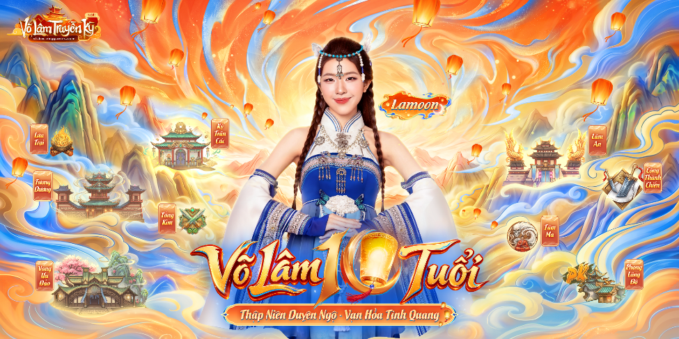 Lamoon bùng nổ visual trong tạo hình Chân Nhi, cùng Võ Lâm Truyền Kỳ Mobile đón đại tiệc sinh nhật 10 tuổi- Ảnh 1.