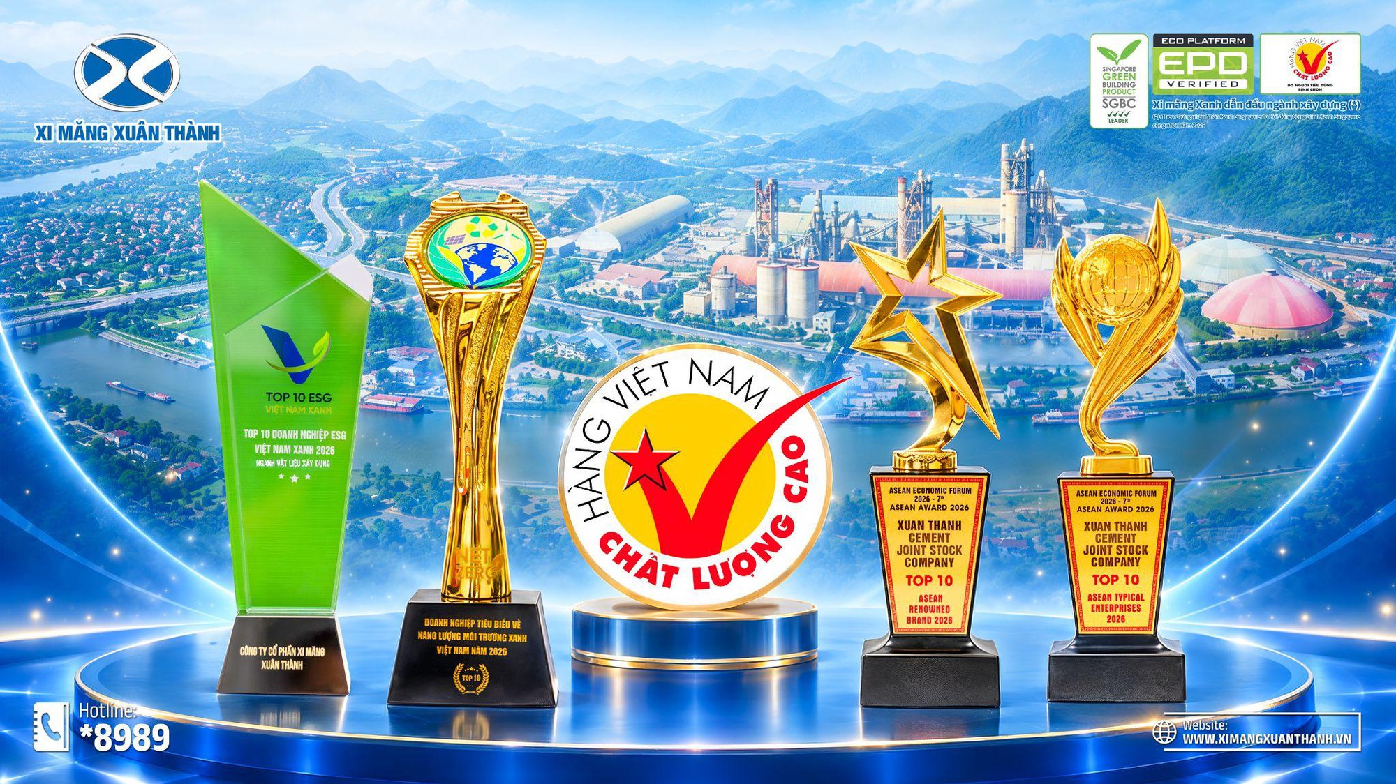 Xi Măng Xu&acirc;n Th&agrave;nh khẳng định tầm v&oacute;c thương hiệu với loạt giải thưởng uy t&iacute;n  - Ảnh 3.