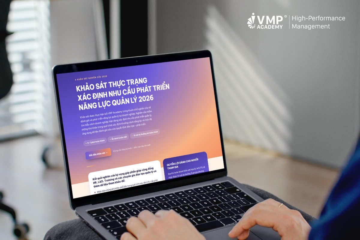 VMP Academy sắp ra mắt hệ thống VAC gi&uacute;p đ&aacute;nh gi&aacute; ch&iacute;nh x&aacute;c năng lực quản l&yacute; th&ocirc;ng qua h&agrave;nh vi cụ thể - Ảnh 1.