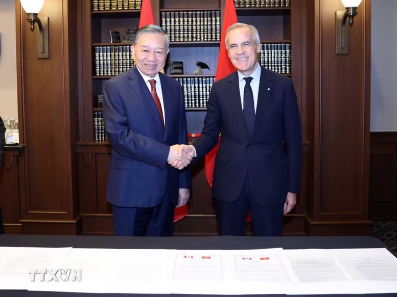 Tuy&ecirc;n bố chung về Quan hệ Đối t&aacute;c Chiến lược giữa Việt Nam v&agrave; Canada- Ảnh 1.
