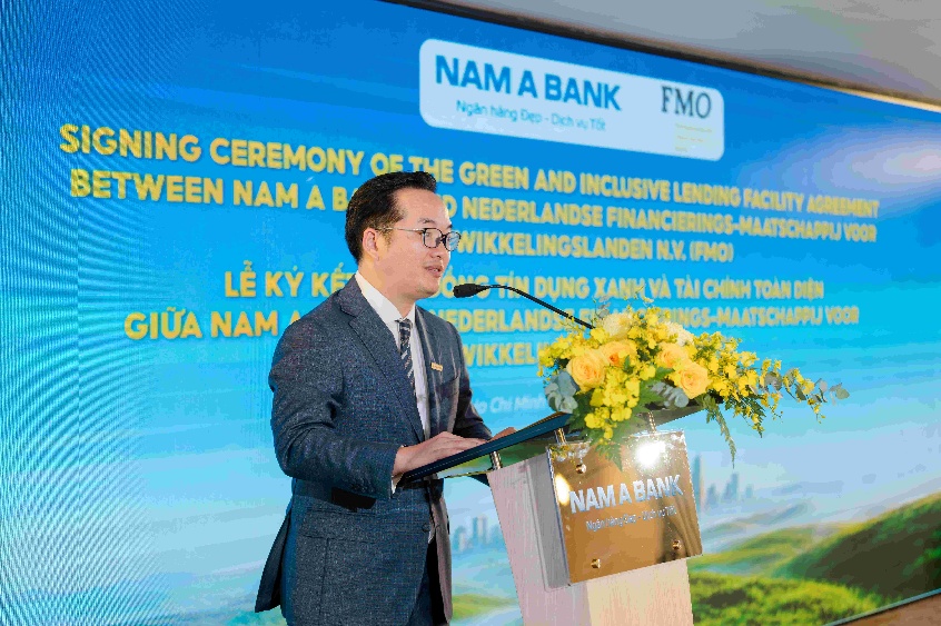 Nam A Bank nhận t&agrave;i trợ 60 triệu USD từ FMO,  mở rộng d&ograve;ng vốn xanh quốc tế- Ảnh 1.