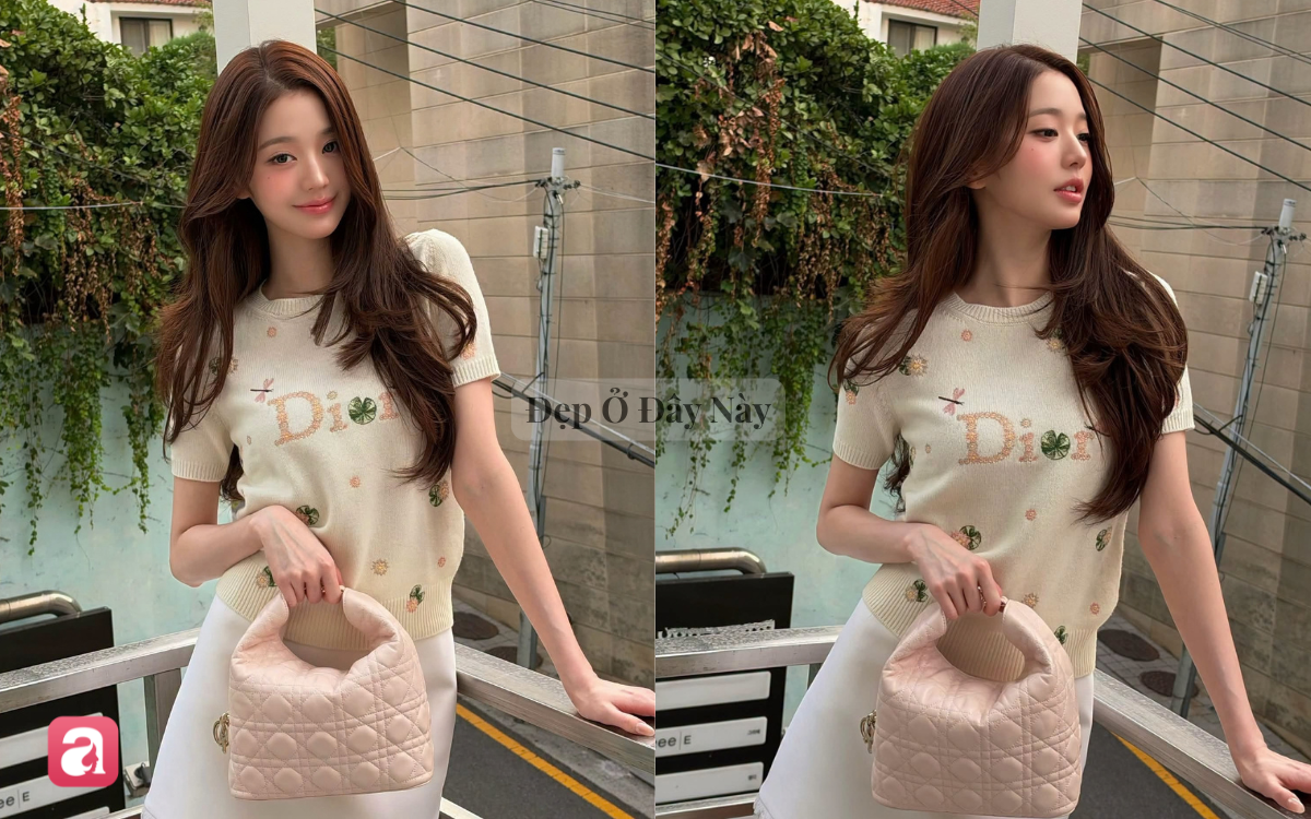 Jang Wonyoung - Nhiệt Ba đụng độ bất ph&acirc;n thắng bại với set đồ c&ocirc;ng ch&uacute;a của Dior - Ảnh 2.