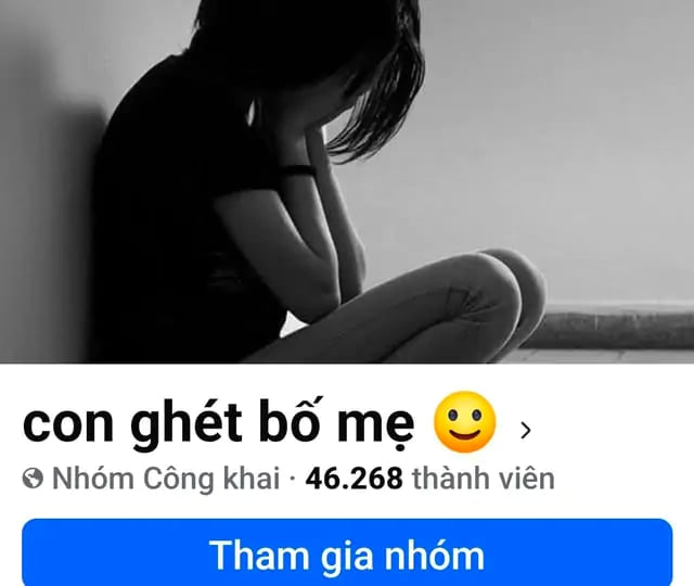 Mẹ ở Hà Nội sốc khi phát hiện con mình là thành viên của hội nhóm "Con ghét bố mẹ" gần 50.000 người- Ảnh 1.