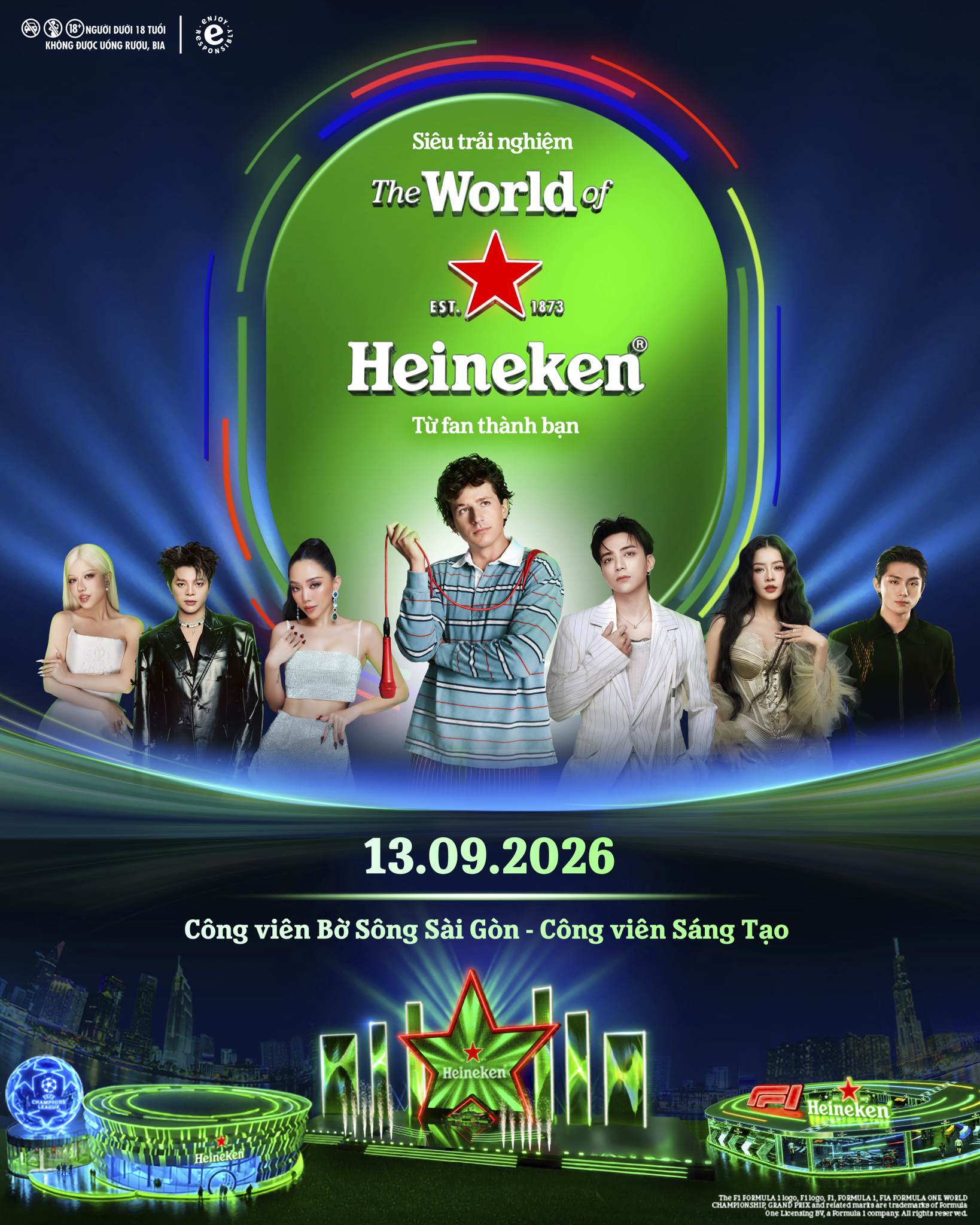 &ldquo;The World Of Heineken&reg;&rdquo; - Si&ecirc;u trải nghiệm nơi B&oacute;ng đ&aacute;, F1&reg;, Pickleball v&agrave; &Acirc;m nhạc c&ugrave;ng hội tụ - Ảnh 2.