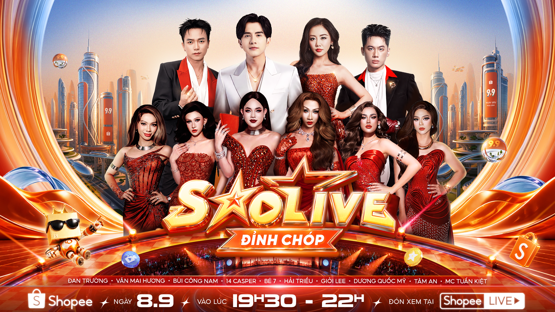 Săn sale 9/9 trên Shopee: ‘Đại tiệc’ livestream không thể bỏ lỡ với dàn sao hội tụ, ưu đãi bùng nổ - Ảnh 1.
