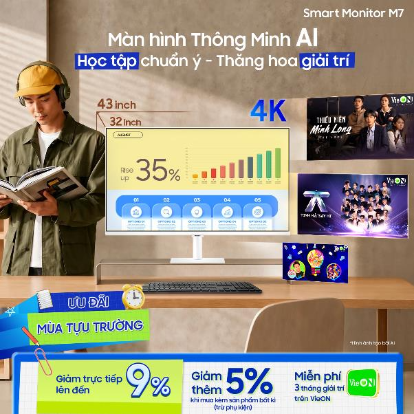 Từ học tập, l&agrave;m việc đến giải tr&iacute;, m&agrave;n h&igrave;nh ViewFinity S8 đ&aacute;p ứng nhu cầu của cả gia đ&igrave;nh - Ảnh 5.