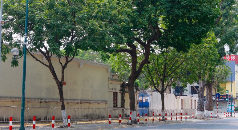 Sau lệnh dừng thi c&ocirc;ng, dự &aacute;n đất v&agrave;ng đường Trần Ph&uacute; giờ ra sao?