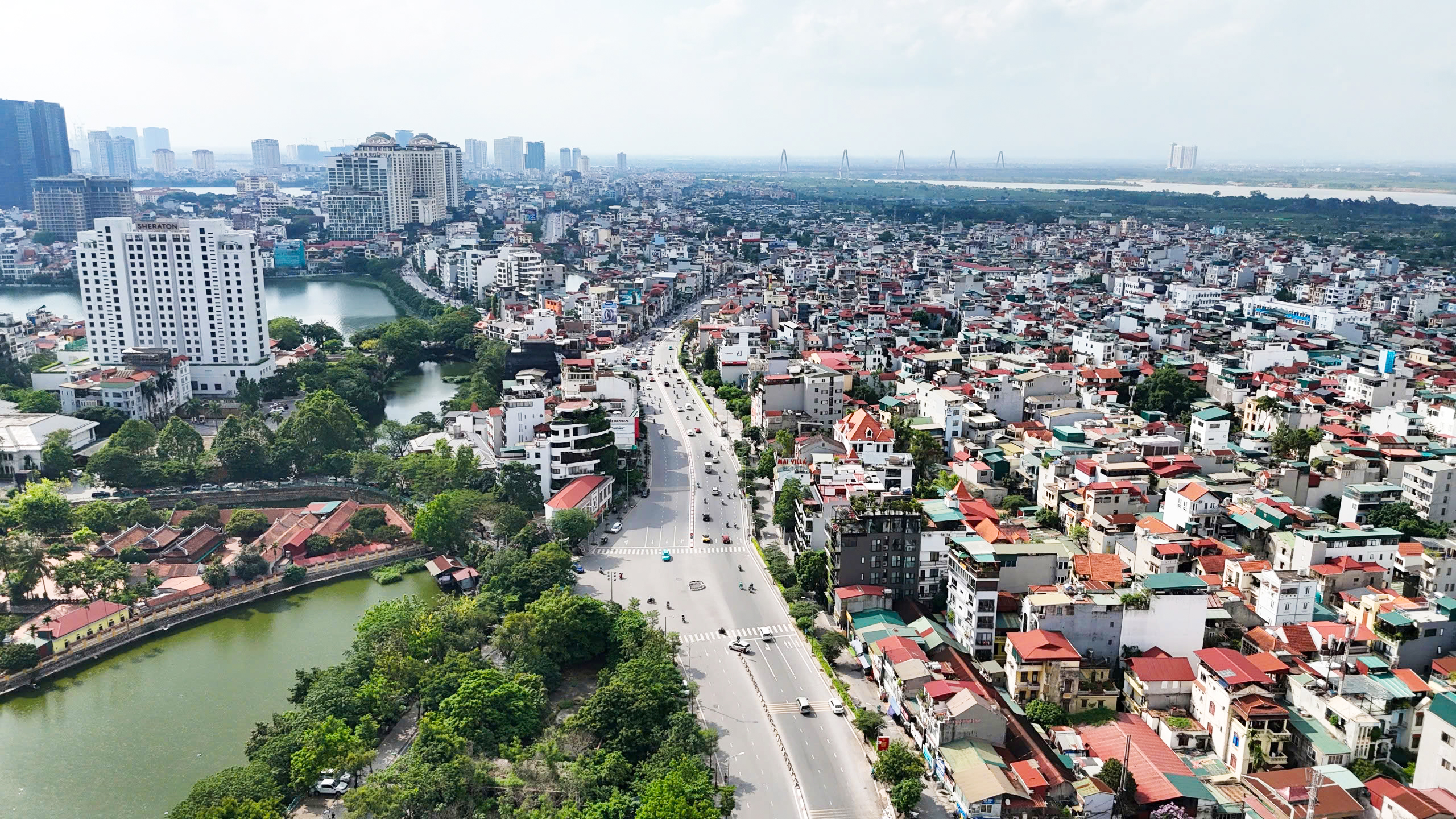Toàn cảnh khu vực xây "siêu cầu" gần 20.000 tỷ tại Thủ đô sau nửa tháng khởi công- Ảnh 13.