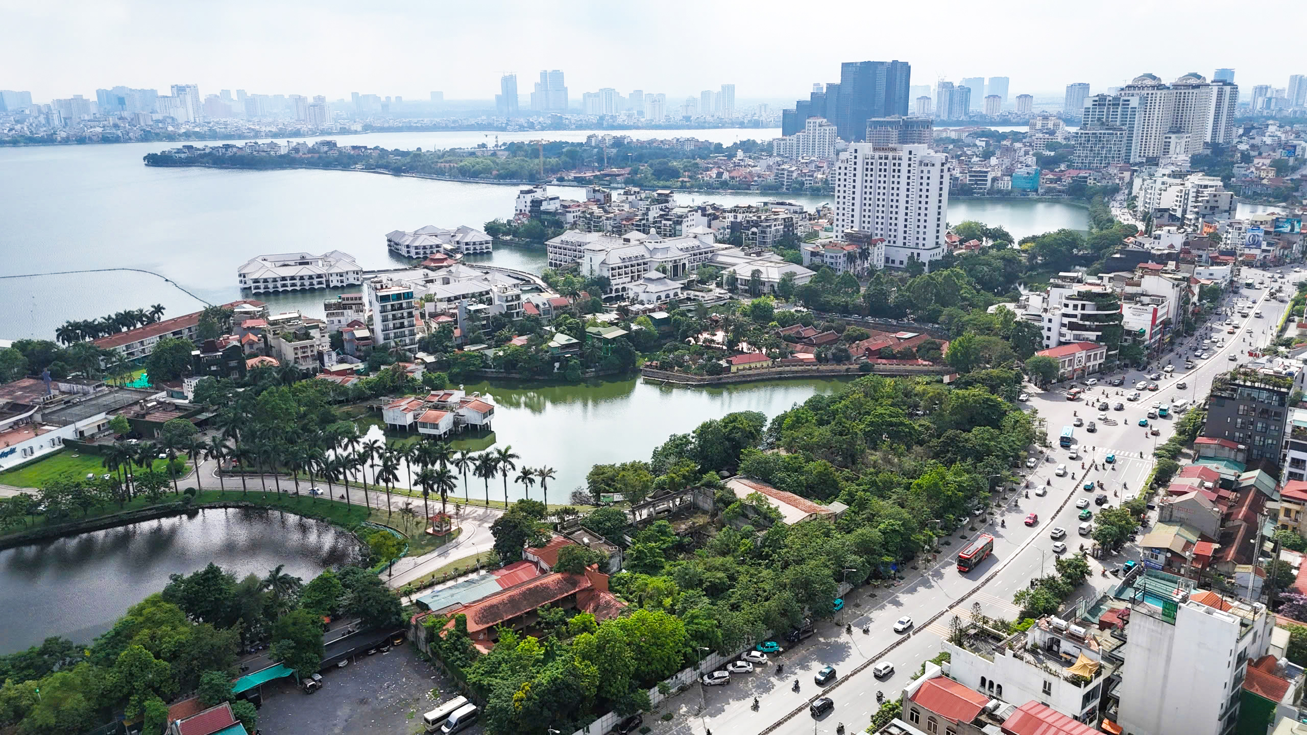 Toàn cảnh khu vực xây "siêu cầu" gần 20.000 tỷ tại Thủ đô sau nửa tháng khởi công- Ảnh 14.