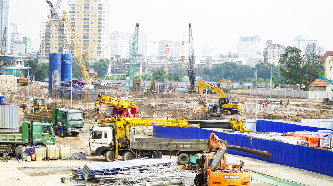 Cận cảnh đại công trường hơn 17.000 tỷ ở Giảng Võ- Ảnh 12.