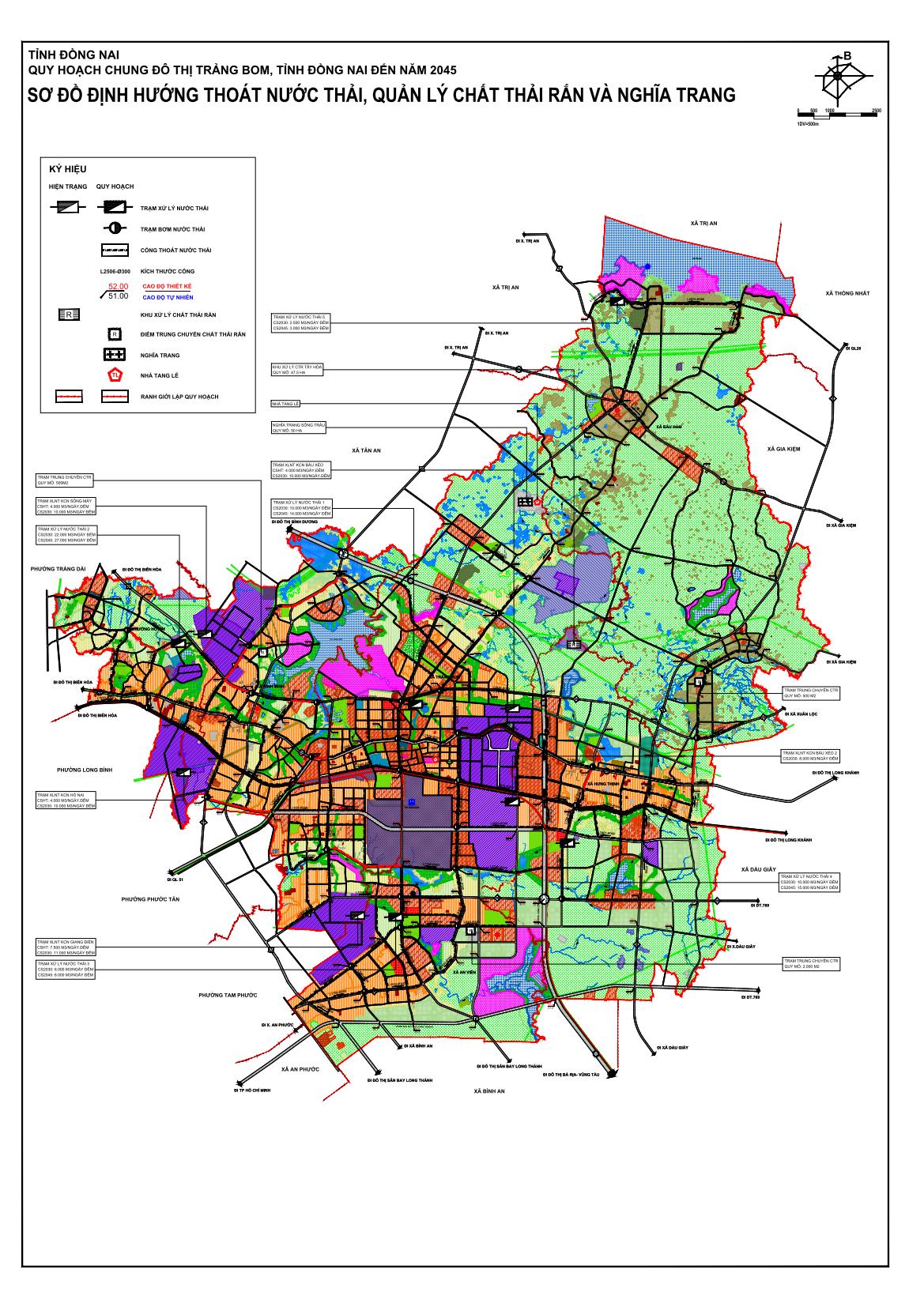 Chi tiết bản đồ quy hoạch đ&ocirc; thị 550.000 d&acirc;n gi&aacute;p ranh TP.HCM- Ảnh 6.