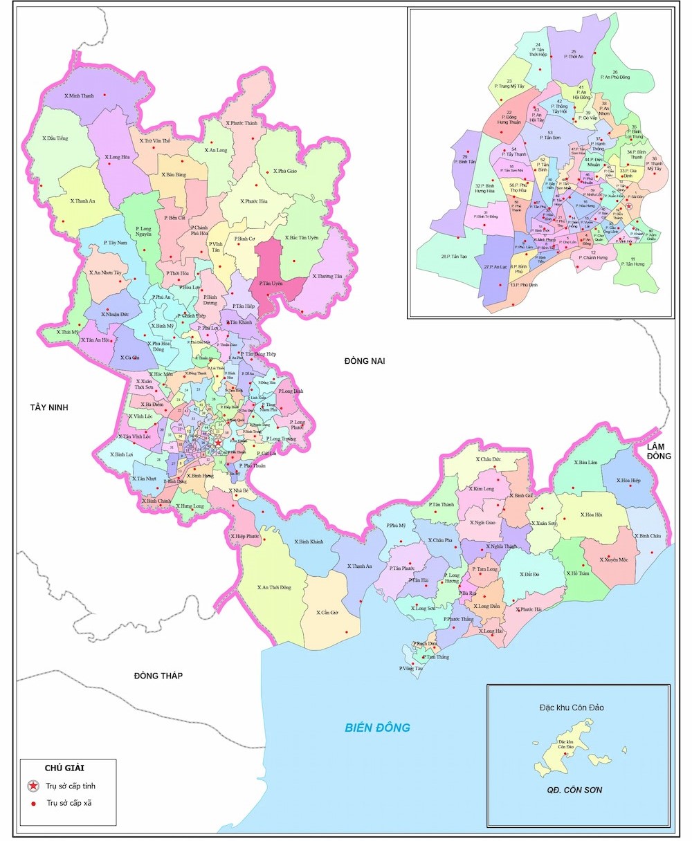 TP.HCM lập bản đồ hành chính 168 cấp xã sau sáp nhập- Ảnh 1. TP.HCM lập bản đồ hành chính 168 cấp xã sau sáp nhập- Ảnh 1.