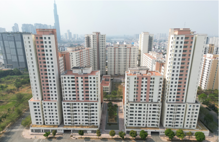 Cận cảnh vườn không nhà trống của 3.800 căn hộ tái định cư ở đất vàng Thủ Thiêm