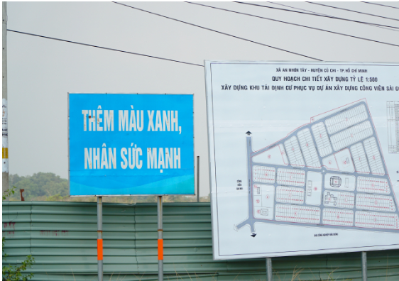 Sau 4 năm khởi c&ocirc;ng, khu t&aacute;i định cư S&agrave;i G&ograve;n Safari vẫn l&agrave; b&atilde;i đất trống