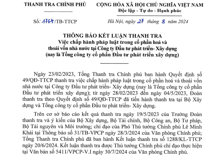 Công bố nhiều sai phạm về cổ phần hóa tại DIC, xác định lại giá trị tài sản Khu Đô thị di lịch sinh thái Đại Phước- Ảnh 1.