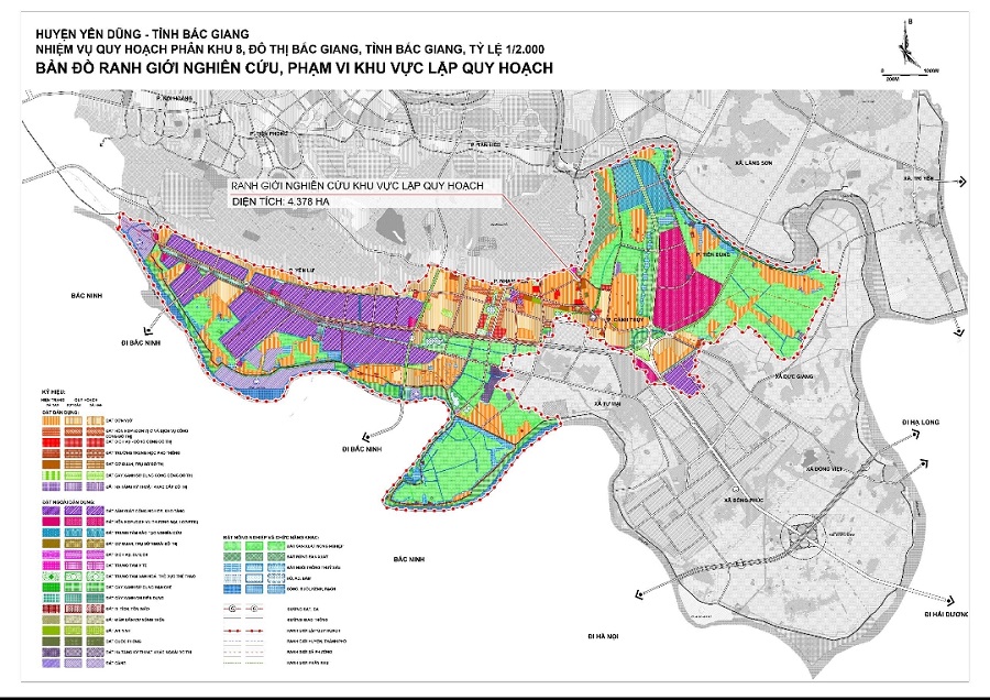 Bắc Giang phê duyệt quy hoạch Phân khu 8 với 4.378 ha- Ảnh 2.