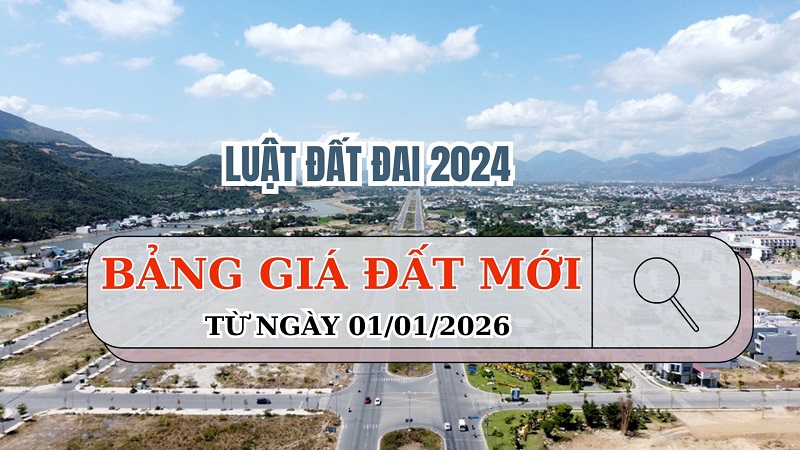 11 trường hợp áp dụng bảng giá đất từ 01/01/2026- Ảnh 1.