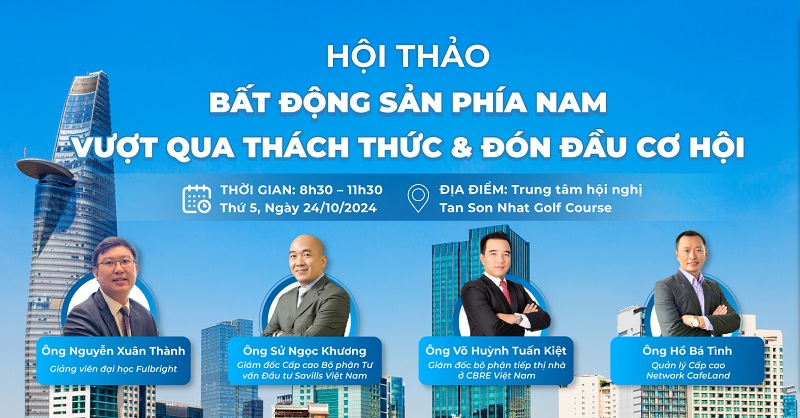 Trực tiếp Hội thảo: Bất động sản phía Nam vượt qua thách thức và đón đầu cơ hội- Ảnh 1.