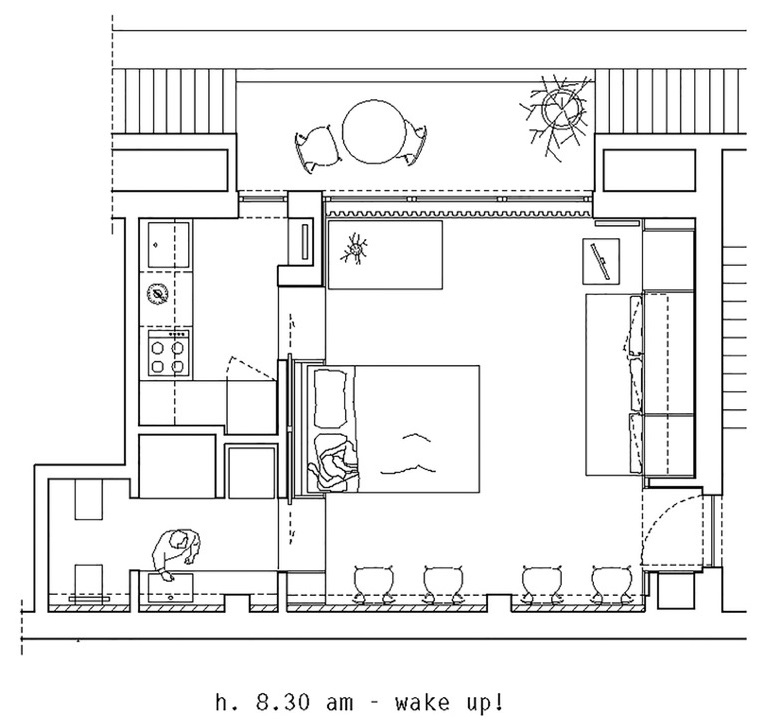 Khám phá không gian bên trong căn hộ 28m2 đầy tiện nghi- Ảnh 10.
