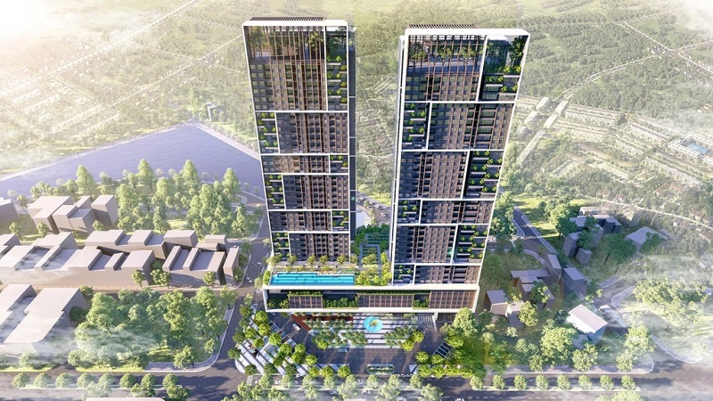 Khởi công hai tòa tháp cao 38 tầng tại Thái Nguyên- Ảnh 1.