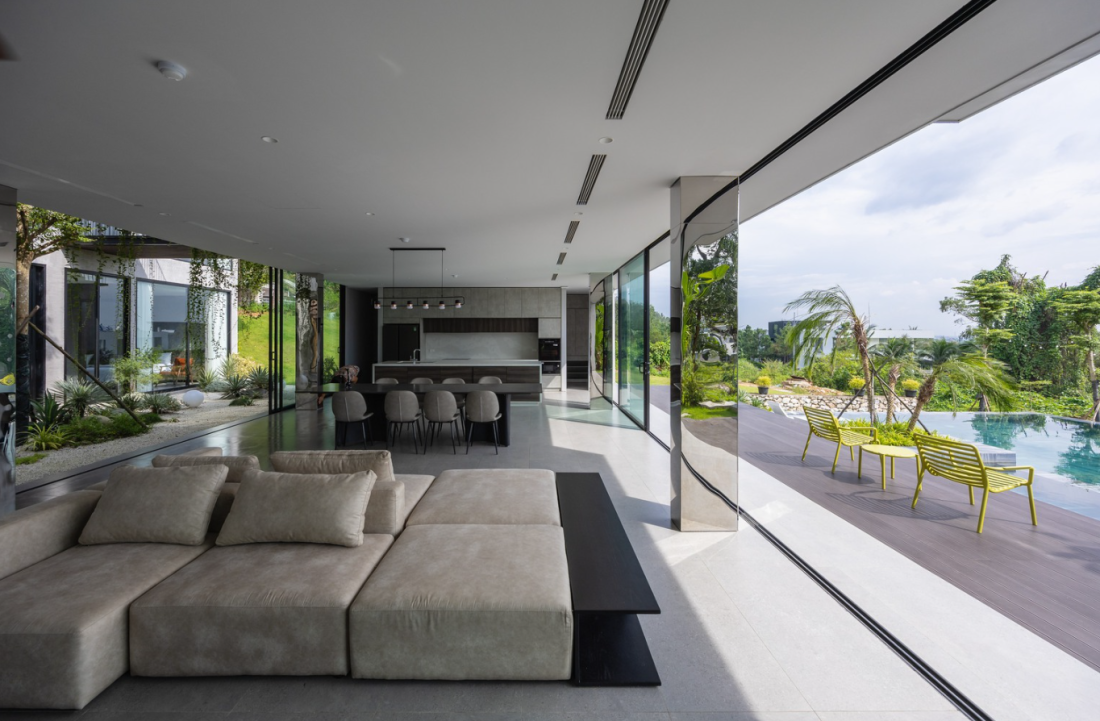 Biệt thự thác nước nằm trên đồi dốc không khác gì resort sang trọng tại Vĩnh Yên- Ảnh 9.