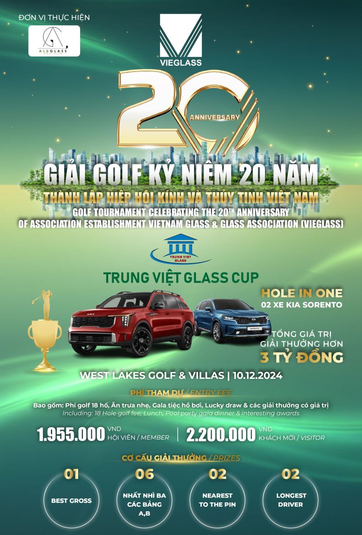 Khởi tranh giải golf kỷ niệm 20 năm Hiệp hội Kính và Thủy tinh Việt Nam- Ảnh 1.
