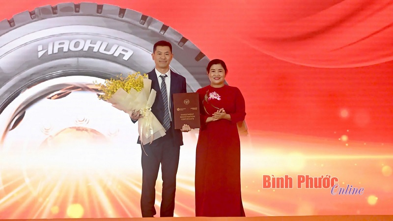 Bình Phước khánh thành nhà máy sản xuất lốp xe 500 triệu USD- Ảnh 1.